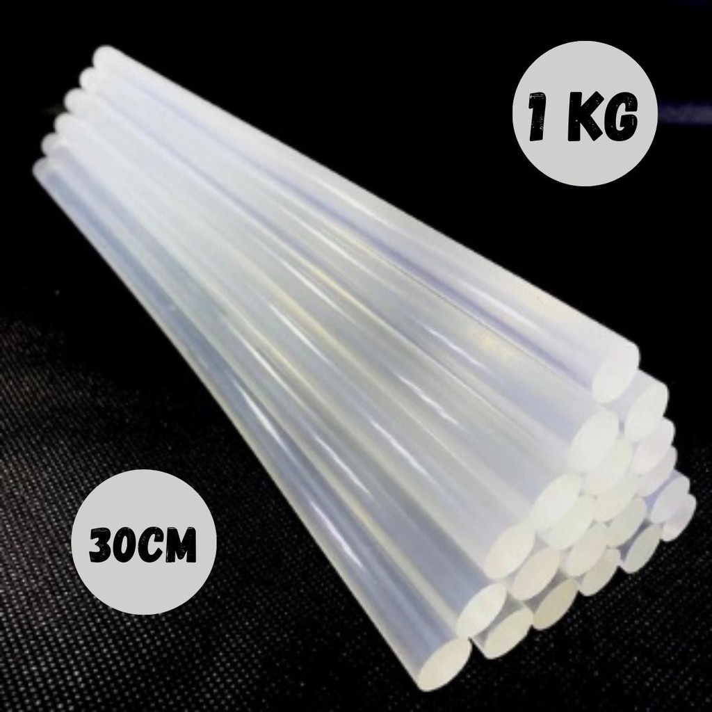 Cola Quente 1kg Bastão fina X 7mm e grossa 11mm 29cm em Oferta na Shopee