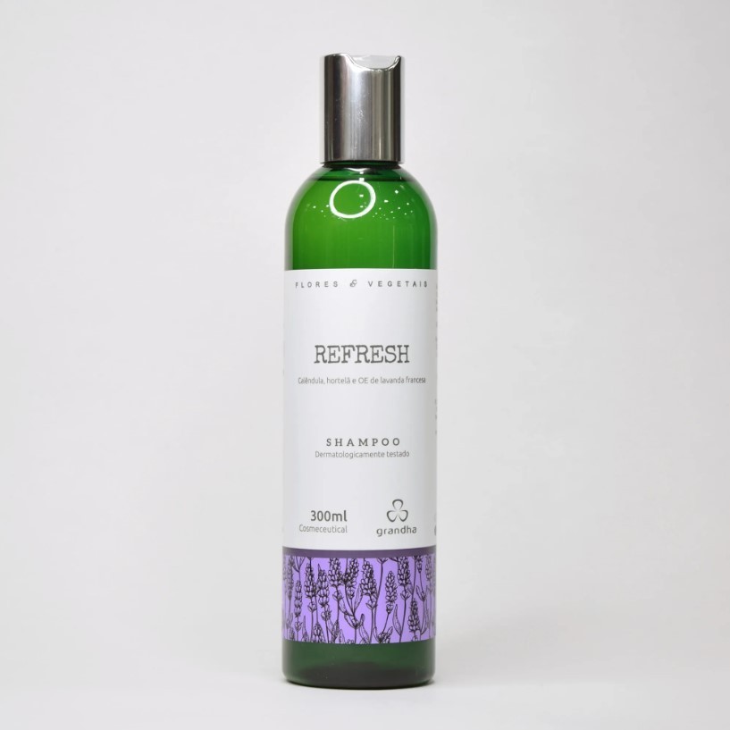 Shampoo Grandha Refresh Flores e Vegetais 300ml em Oferta na Shopee