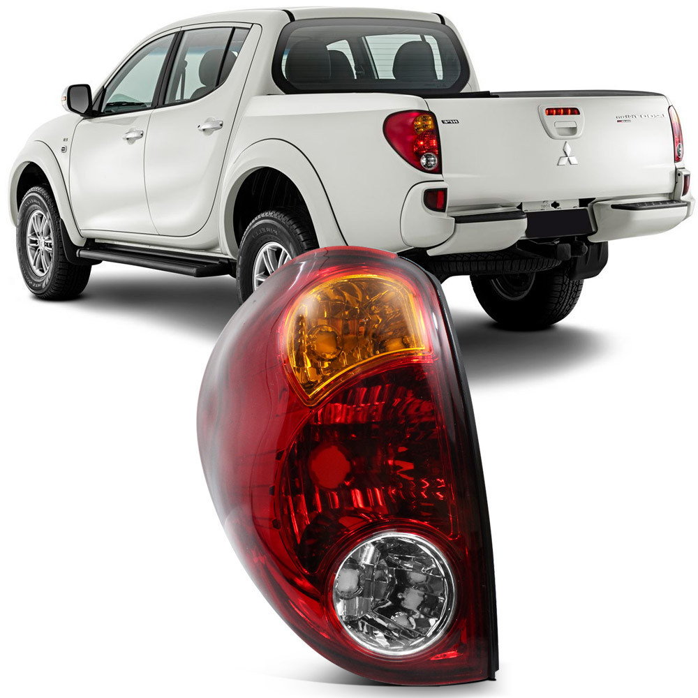 Lanterna Traseira Mitsubishi L200 Triton 2008 a 2016 Lado Esquerdo (Motorista)