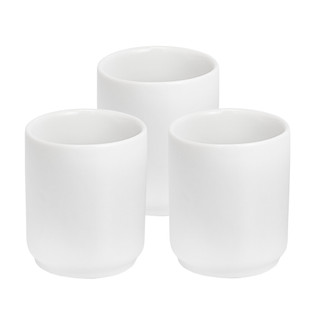 Kit 3 copos de porcelana 150 ml copo de louça copinhos café