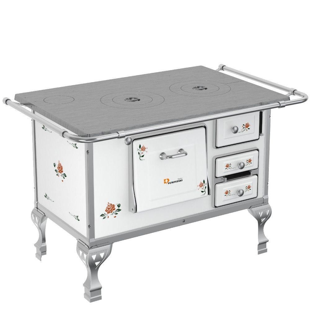 Fogão a Lenha Petrycoski N2 Esquerdo Floral Chapa em Ferro Fundido Sem Tampa em Oferta na Shopee