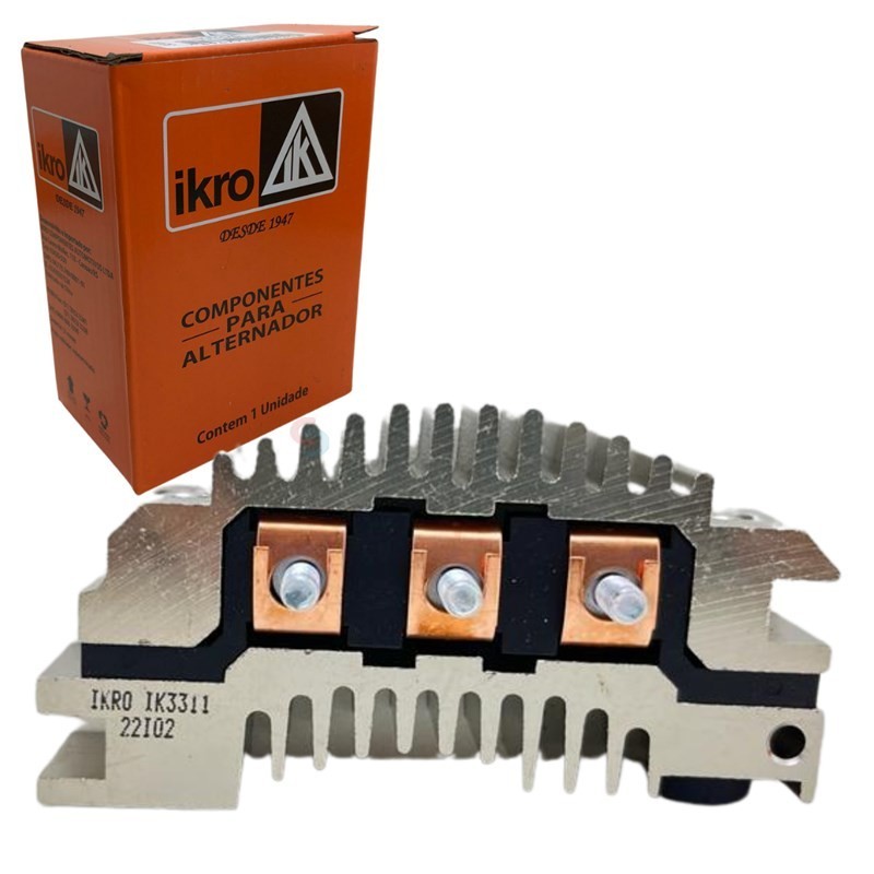 Placa Alternador Kadett Monza 1982-1990 65a Delco Ik3311