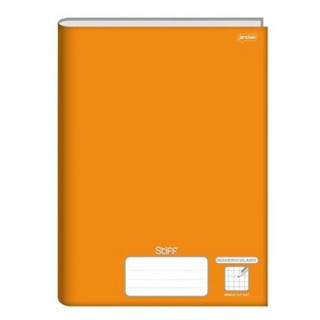 CADERNO BROCHURA UNIV CD QUAD 10X10MM LARANJA 96FLS  STIFF FSC   JANDAIA   54076 55 em Oferta na Shopee