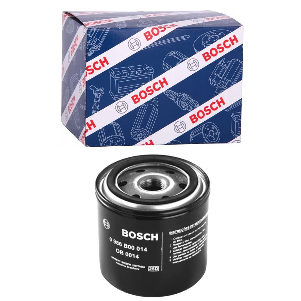 Filtro Óleo Frontier 2.5 2008 a 2016 Diesel Bosch 0986B00014 - Spare Parts and Accessories for Vehicles