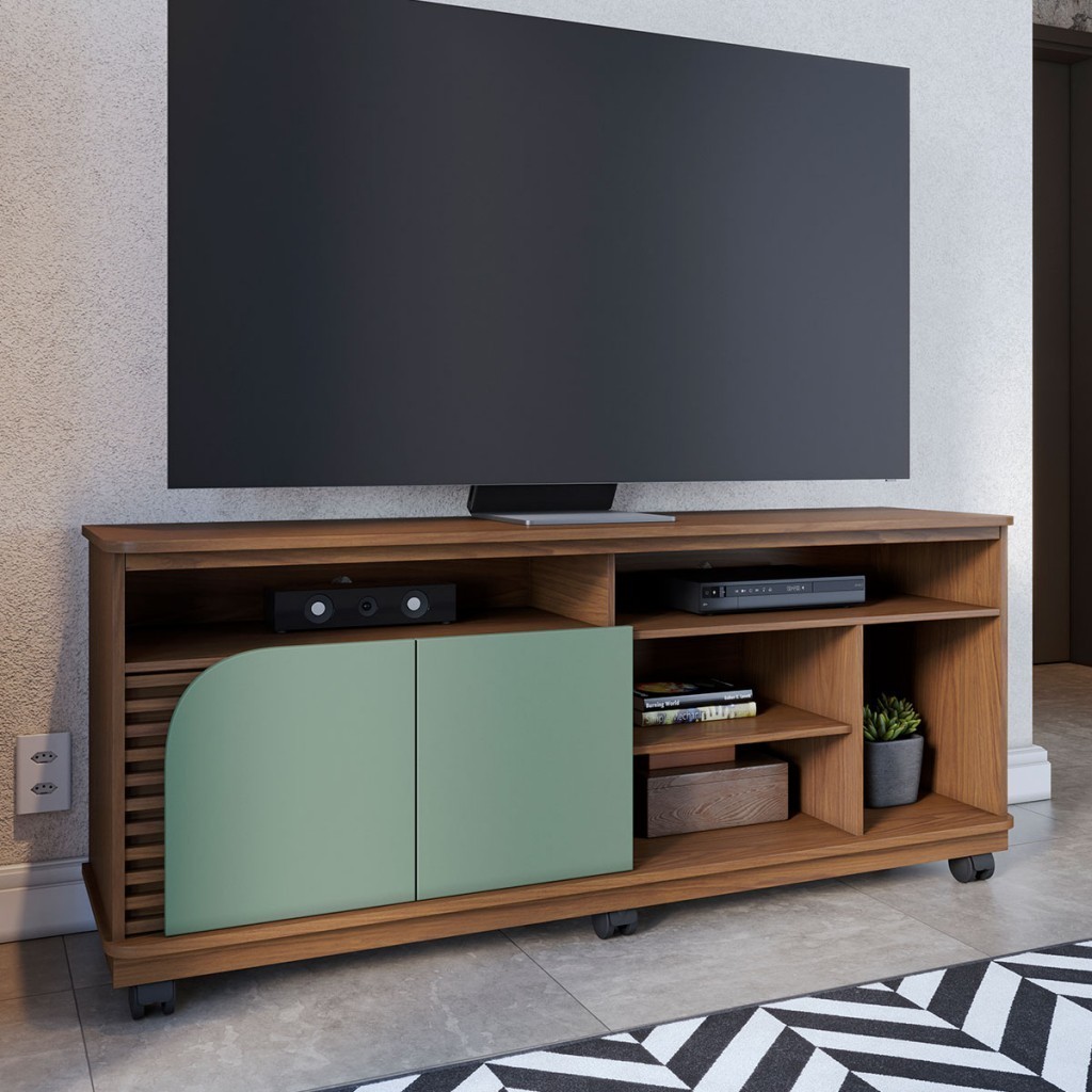 Rack para TV Até 65 Polegadas Jurerê 2 Portas - Home & Living