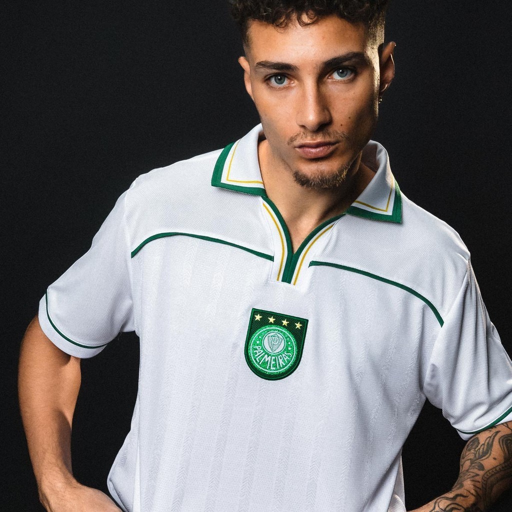 Camisa Palmeiras Retrô 1999 Libertadores Branco Masculina Oficial em Oferta na Shopee