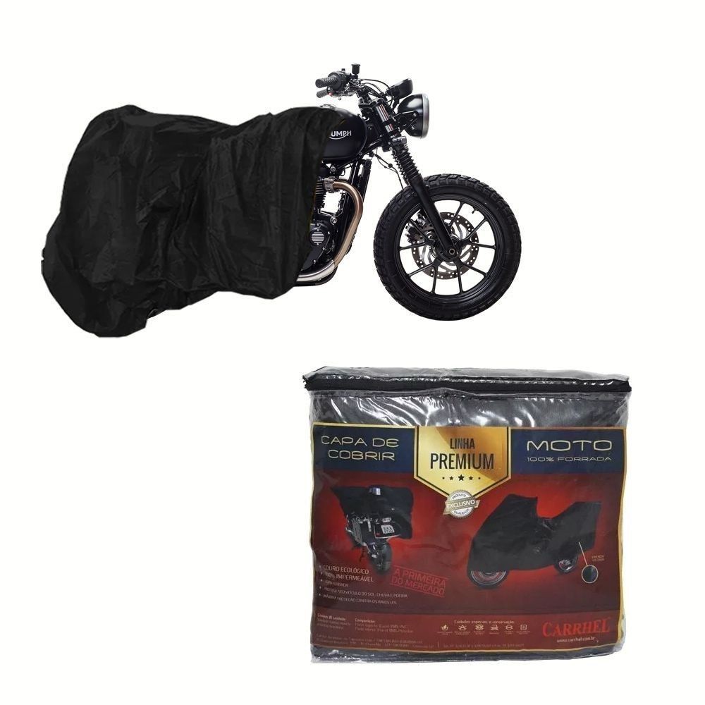 Capa Couro para cobrir TRIUMPH SCRAMBLER 900CC (G258)