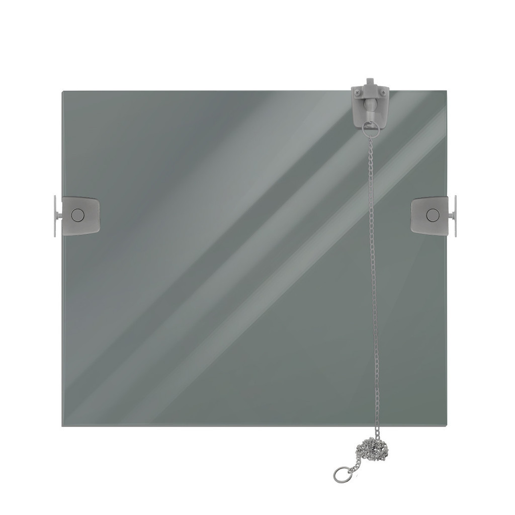 Janela Basculante Temperado Fumê 06mm 60x60 Fosco Desmontado