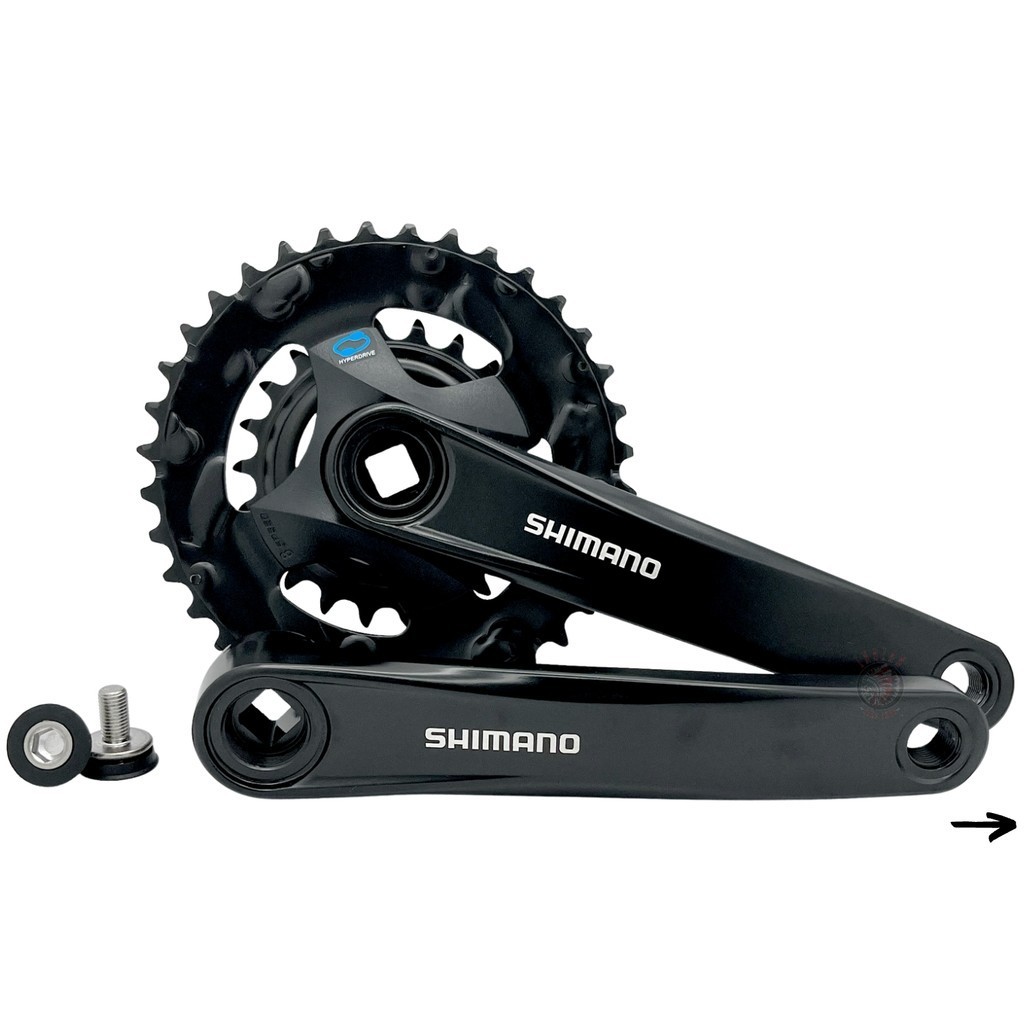 PEDIVELA SHIMANO ALTUS M315 FC-M315 175MM PONTA QUADRADA - COROAS 36/22D - 2X7V / 2X8V - Sports & Outdoors