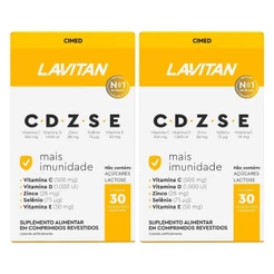 Kit c/2 und Lavitan Imunidade CDZSE 30 Cpr Revestido