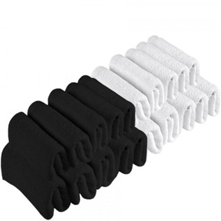 Kit 20 Toalhas de Rosto Para Salão Beleza 100% Algodão 40 x 65 cm Branca Preta BF Casa em Oferta na Shopee