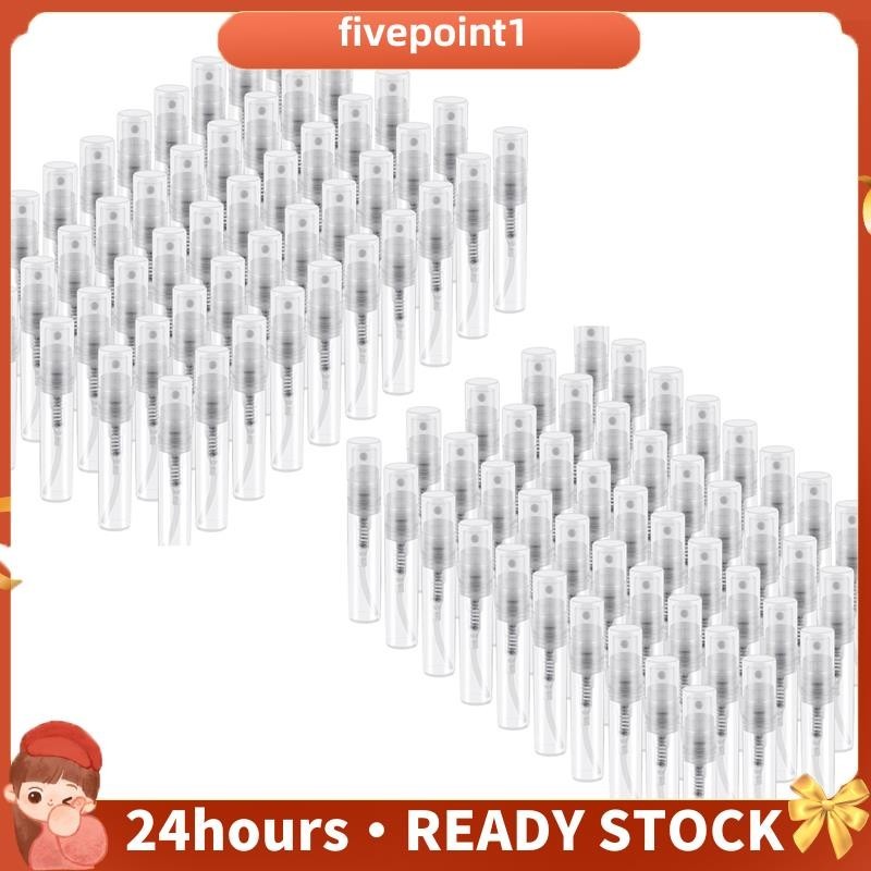 100 Pcs Atomizador De Perfume Descartável , Frasco Plástico Transparente Portátil De Fragrância-3Ml em Oferta na Shopee