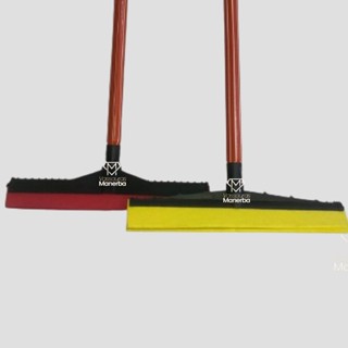 KIT - 2 RODOS PLASTICO 30 CM COM 2 CABOS LISTRADOS em Oferta na Shopee