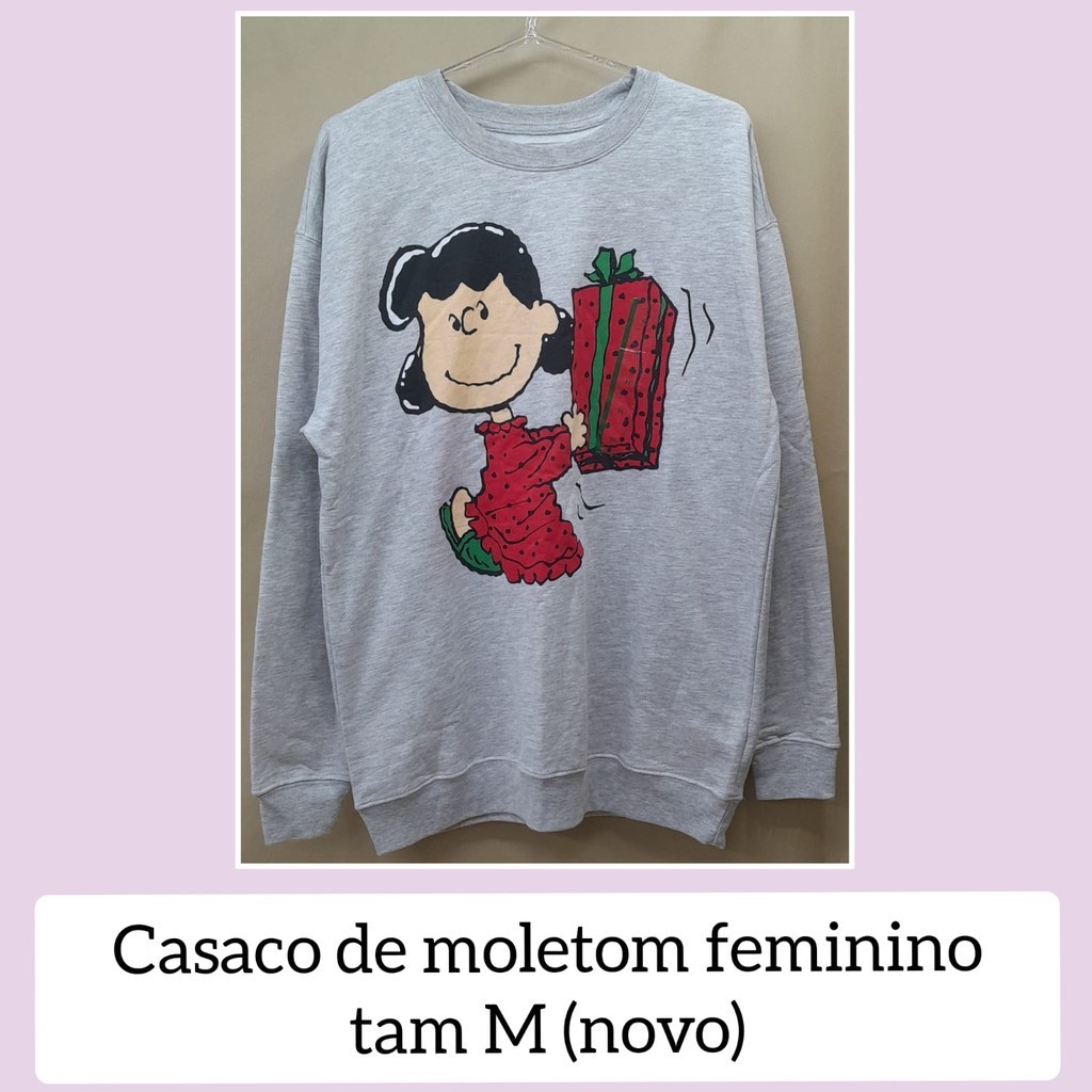 Casaco de Moletom Feminino M "Novo"