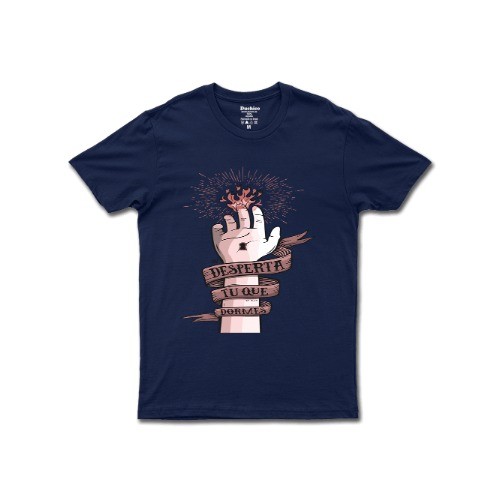 Camiseta De Algodão Masculino E Feminino Religiosa Jovens Igreja Desperta lançamento religioso