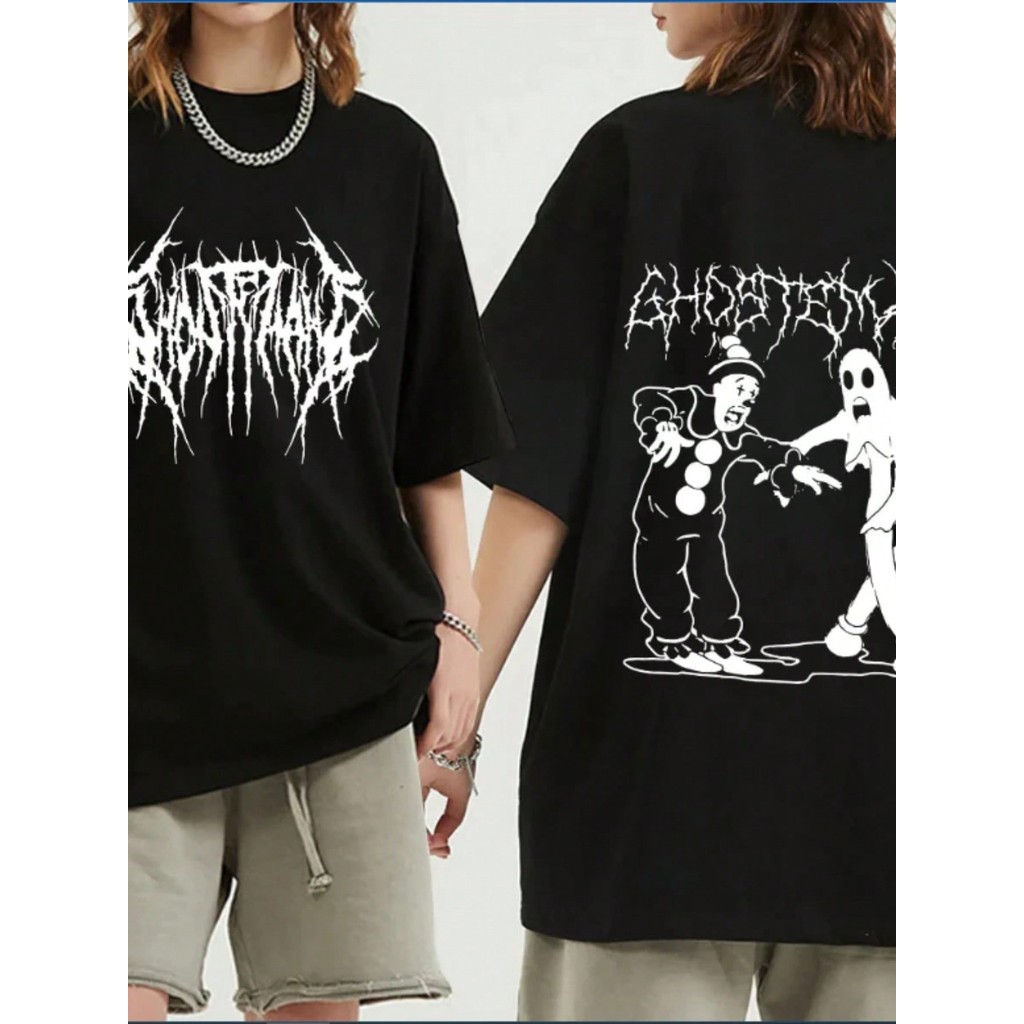BR.halo Camiseta Unissex 100% Algodão Fantasma Dança Ghostman Streetwear Lançamento Envio Hoje Plus Size