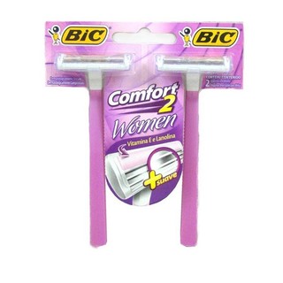 Aparelho De Depilar Bic Confort For Womem Com 2 Unidades em Oferta na Shopee