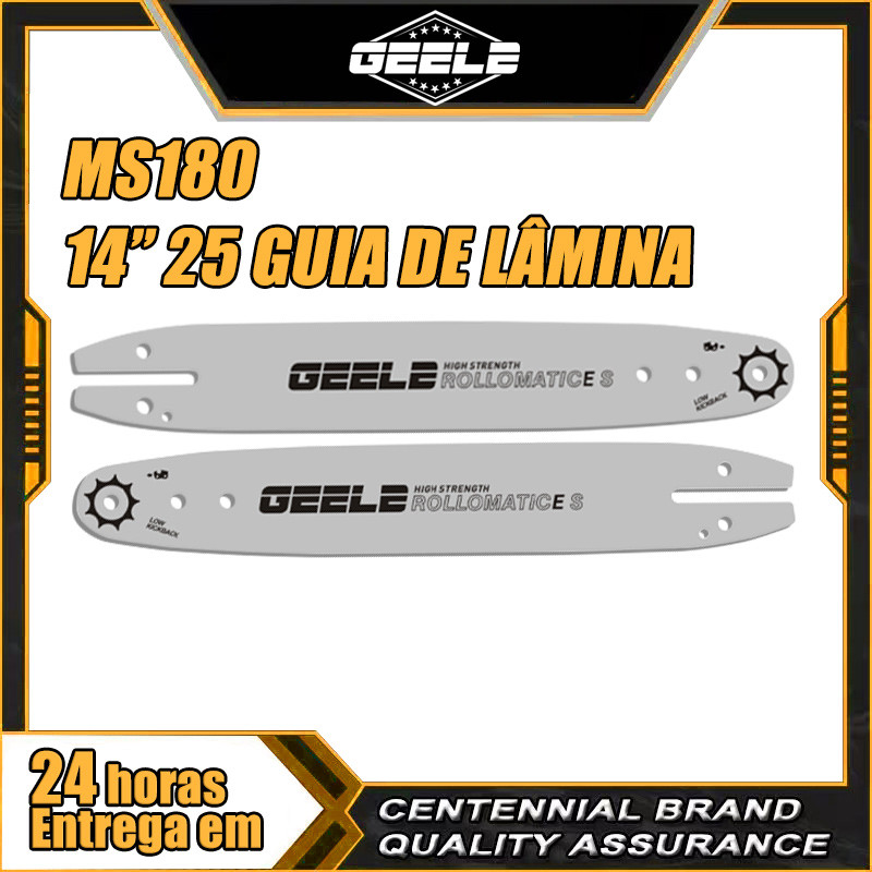 Kit Sabre 14 Polegadas Corrente 25 Dentes para Motosserra Stihl MS 180