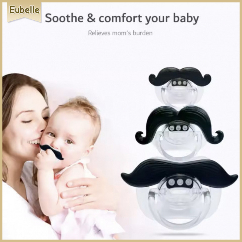 Chupeta Engraçada Livre de BPA Chupeta De silicone Para Bebê Com Bico Engraçado Engraçada Bigode