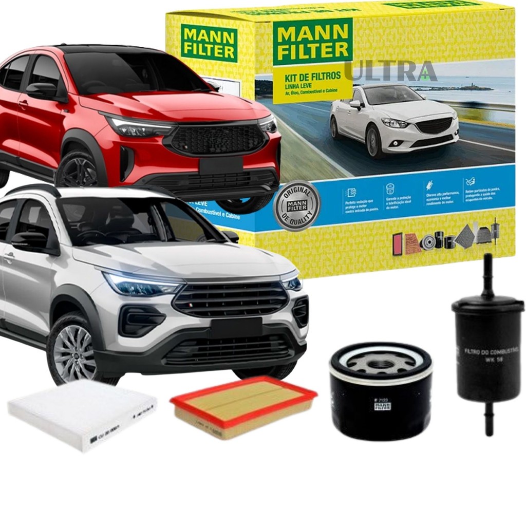 Kit Filtro Revisão para Fiat Pulse / Fastback 1.0 12V Turbo 200 Flex (SP11079-4) em Oferta na Shopee