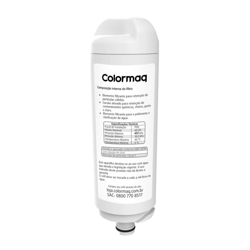 Refil Filtro Colormaq Purificador Acqua em Oferta na Shopee