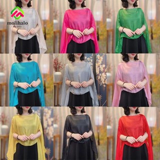 MOLIHALO Xale Feminino , Capa De Baile De Noite De Cor Pura De Chiffon Fashion Cachecol Meninas em Oferta na Shopee