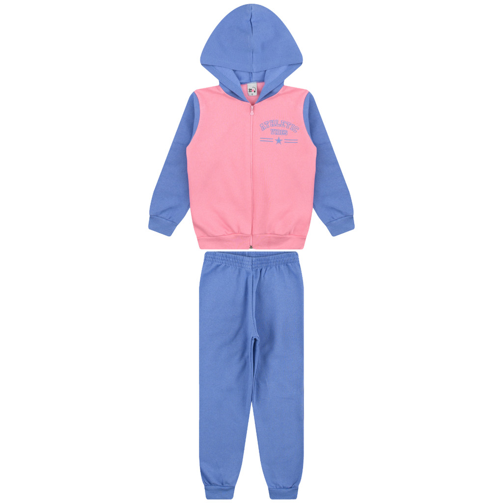 Conjunto Infantil Feminino Jaqueta Athletic Vibes