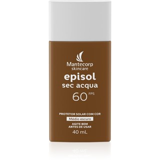 Protetor Solar Facial Episol Sec Acqua  FPS 60 Médio Escuro - 40ml em Oferta na Shopee