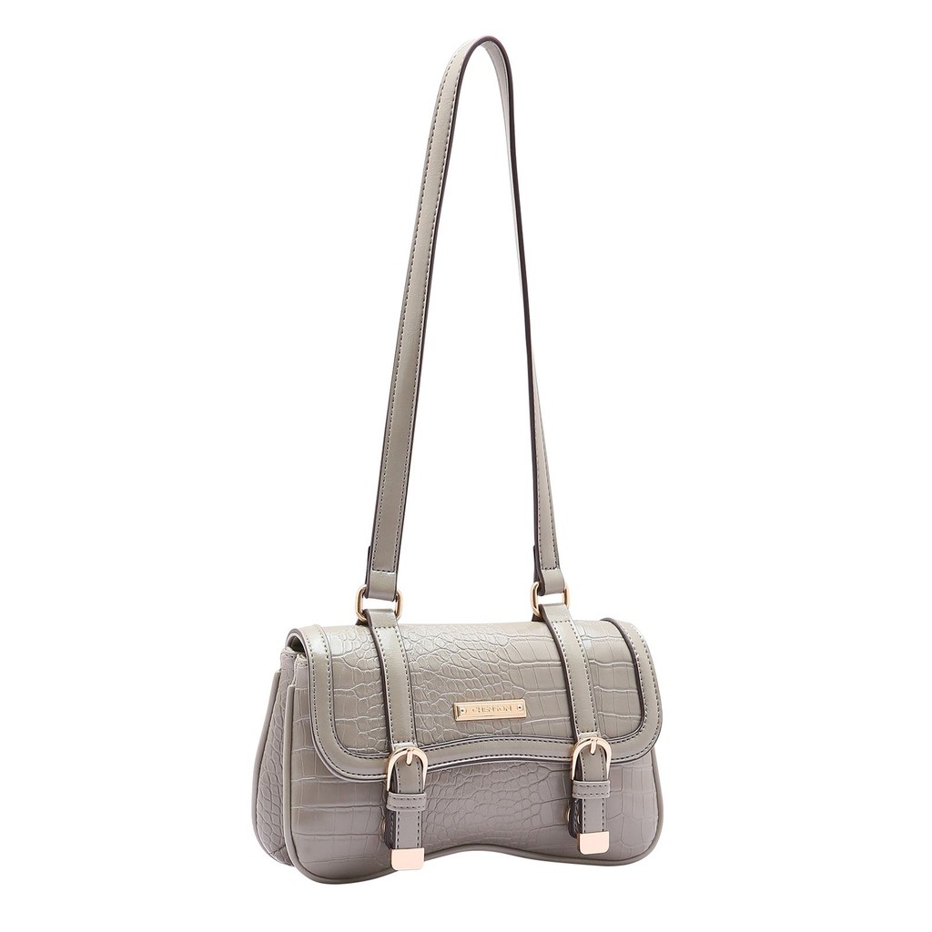 Detalhes do Bolsa Feminina Croco Utilitario Ombro 3484226