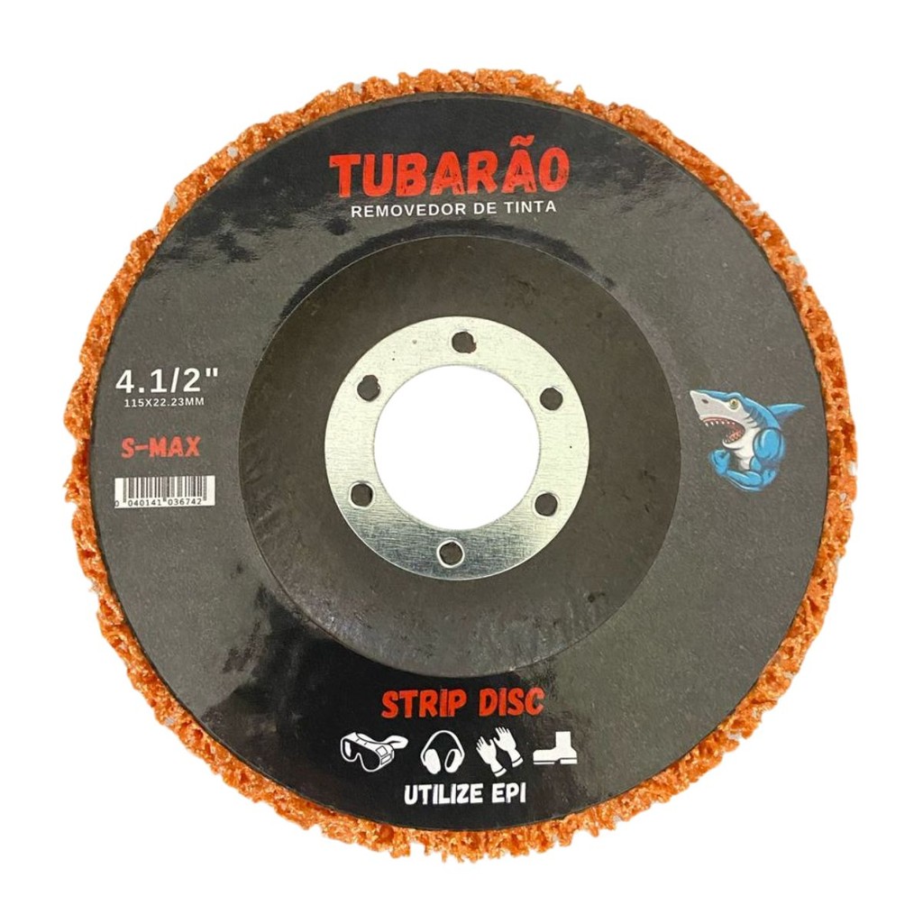 Kit 2 Strip Disc Disco Remover Tinta Verniz Ferrugem Tubarão