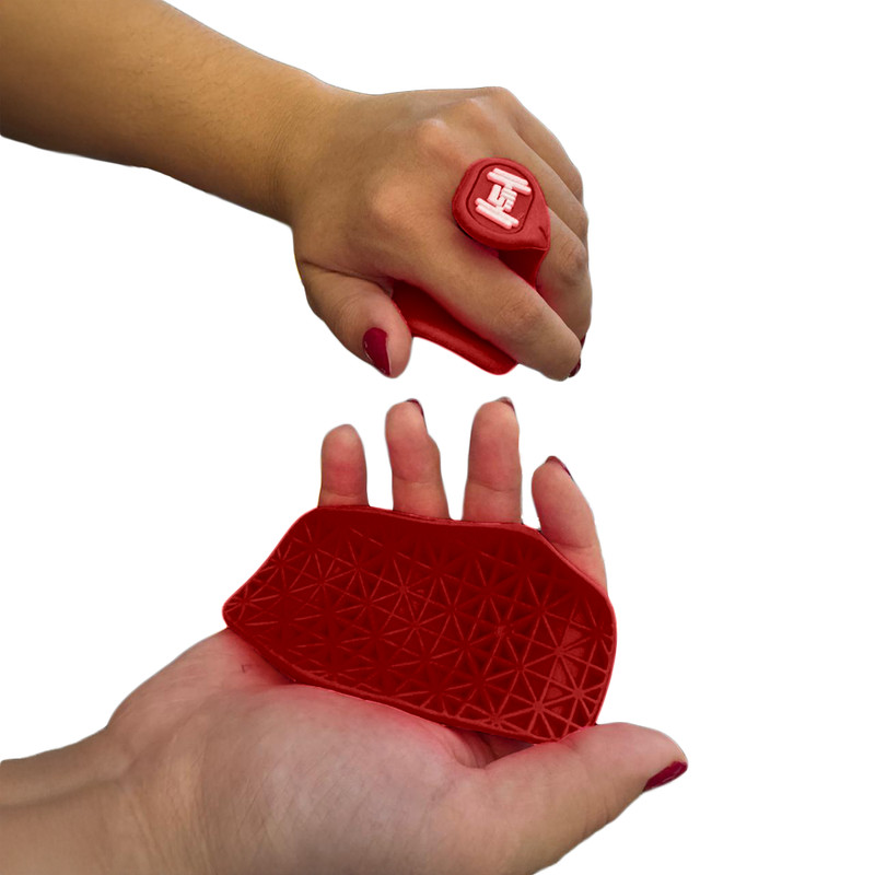 Dedeira de Borracha Unissex Antiqueda Super Premium Novo Vermelho