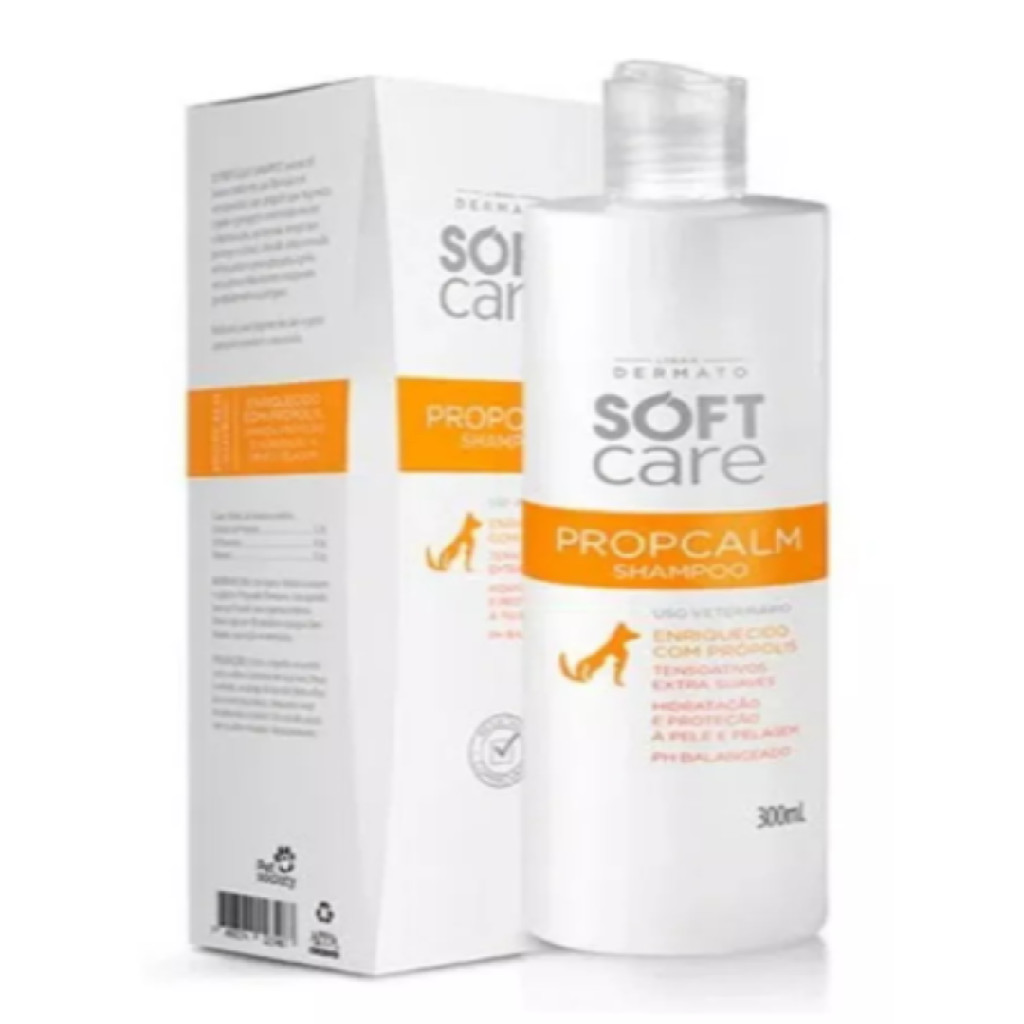 Shampoo Soft Care Propcalm 300ml Dermatite Alergia