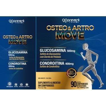 Osteo Move Glucosamina 750mg Condroitina 600mg 90cp- PREVENT