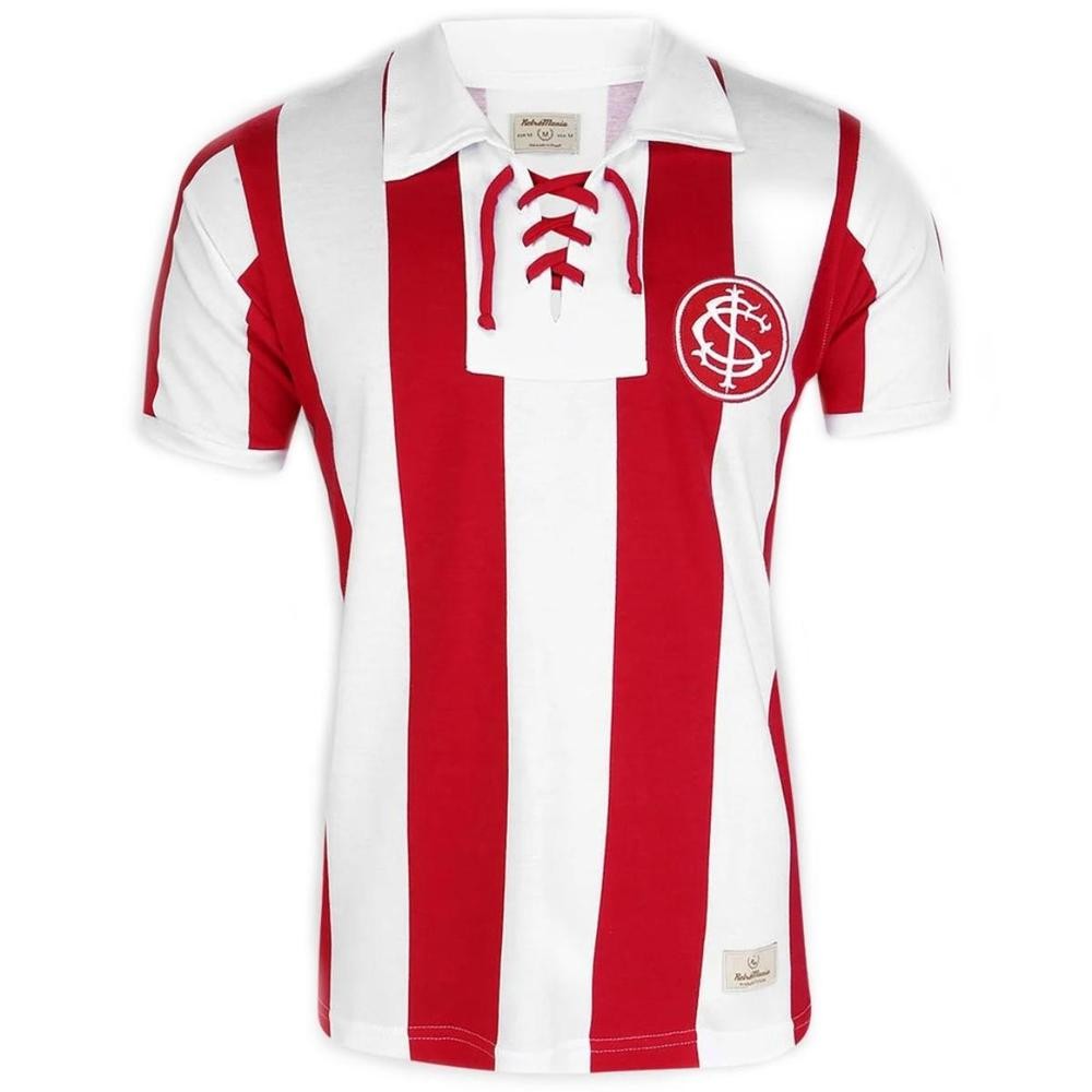 Camiseta Internacional RetrôMania 1909 Masculina - Vermelho e Branco
