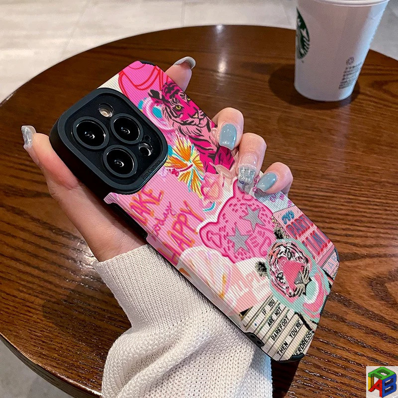 Aplicável A iPhone15/16promax Apple 12/11Promax Nova Capa De Telefone Móvel 13Pro 14Plus anti-Queda Xsmax 7/8Plus Rosa I em Oferta na Shopee