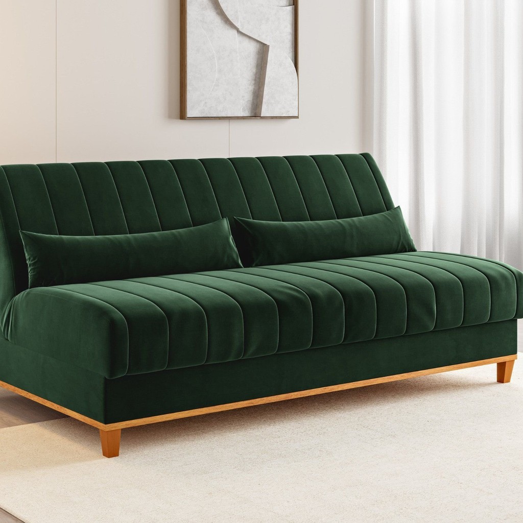 Sofá Cama 1,80cm Reclinável 3 Lugares Colors - Home & Living