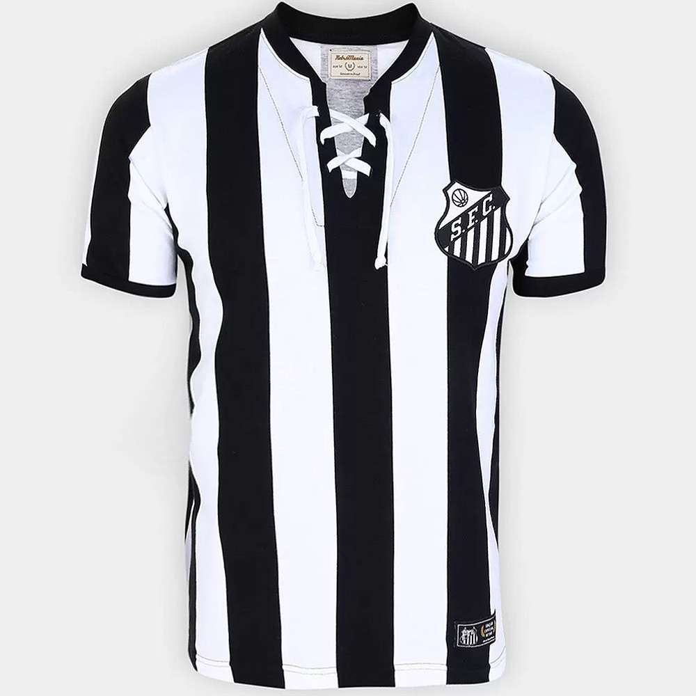 Camisa Santos Retrô 1913 Corda Masculina Oficial em Oferta na Shopee
