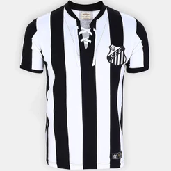 Camisa Santos Retrô 1913 Corda Masculina Oficial