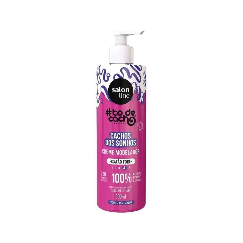 Creme Modelador Salon Line #TDC Cachos Dos Sonhos Fixação Forte 500ml - Beauty