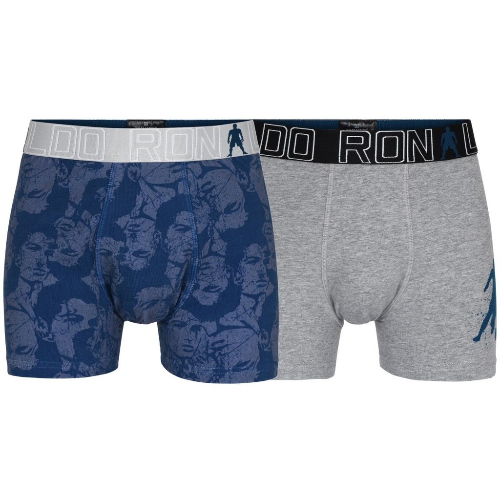 Kit Cueca Boxer Infantil CR7 Cotton Stretch com 2 Peças - Men Clothes