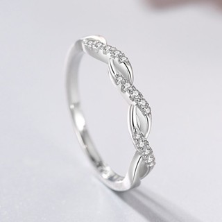 S925 Anéis De Noivado De Prata Envoltos Em Diamante em Oferta na Shopee