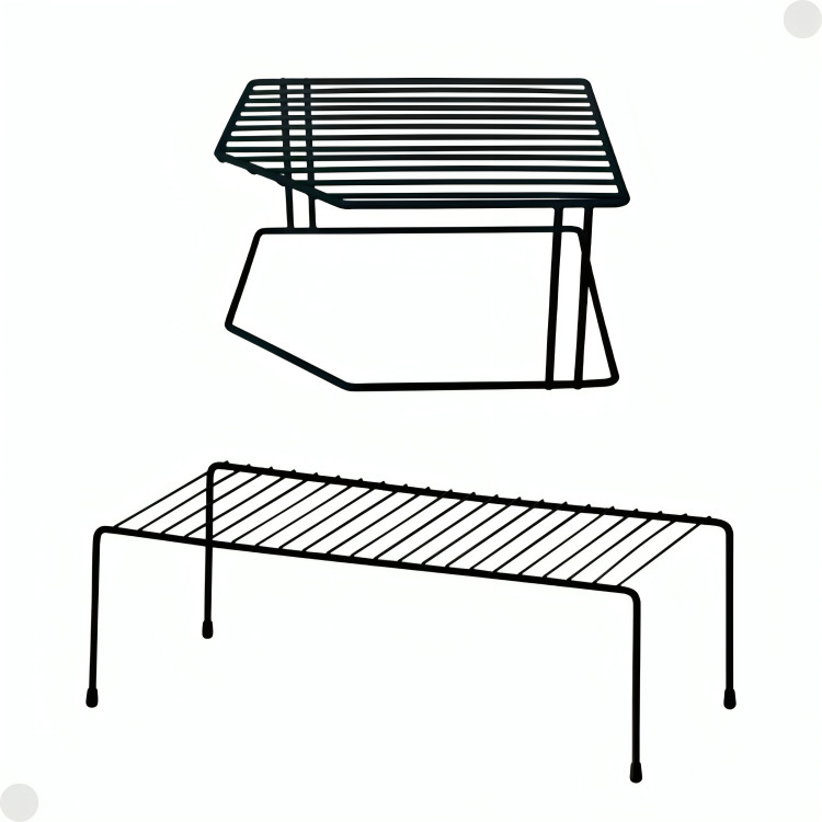 Kit Suporte Multiuso 2 Andares E Organizador P 30070105 Mor em Oferta na Shopee