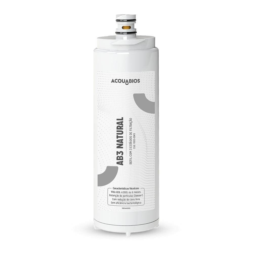 REFIL AB3 AQUABIOS - COMPATÍVEL NATURAL C+3 IBBL - Home Appliances