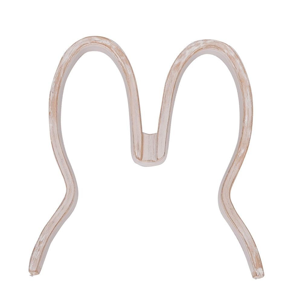 Luminária de Parede em Bambu Branco Coelho Büp Baby Luminária de Parede em Bambu Büp Baby Branco Coelho