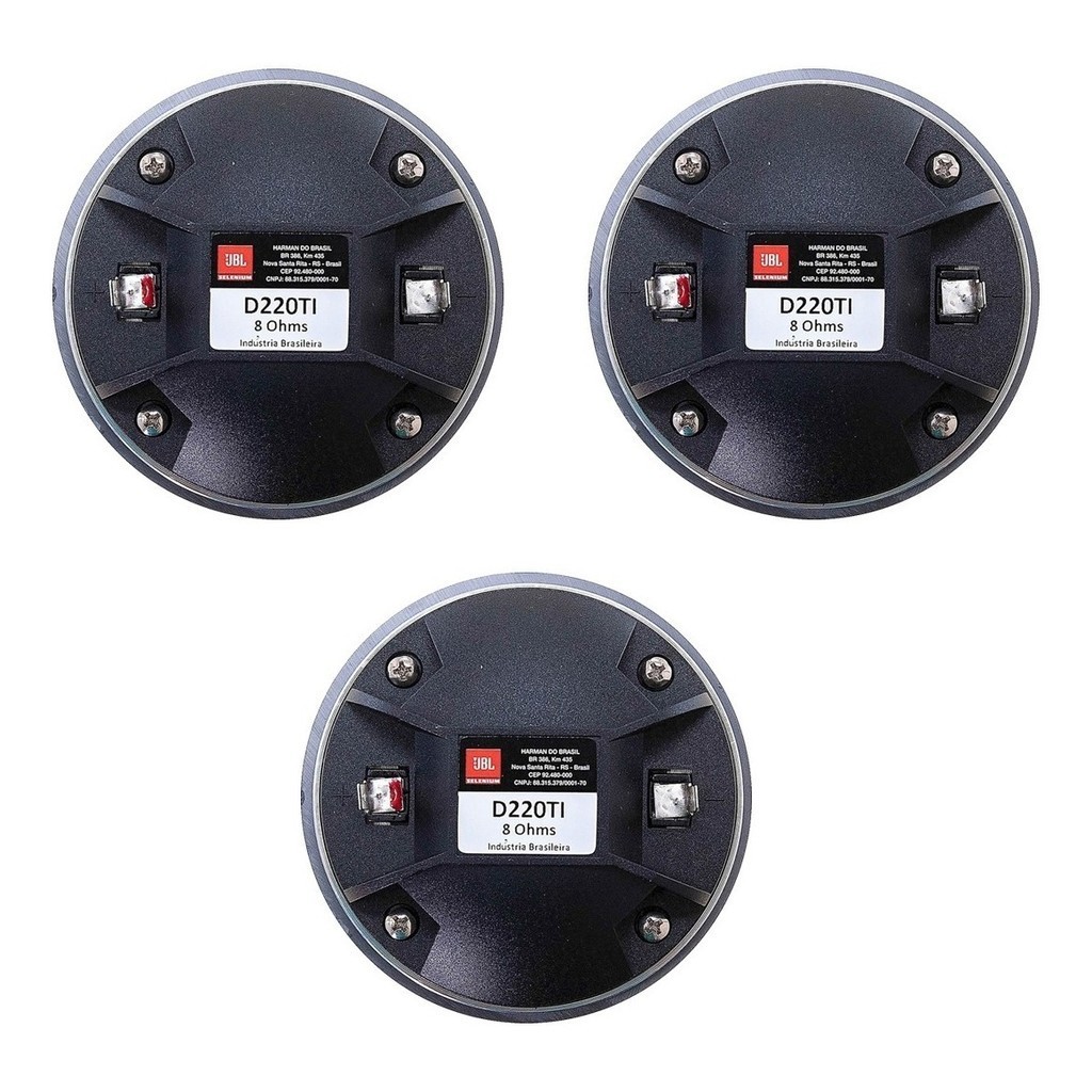 3 Unidades Corneta Jarrao D220 ti Jbl Selenium 160w Maxima