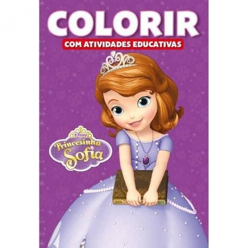 Colorir Atividades Educativas Disney - Princesinha Sofia em Oferta na Shopee