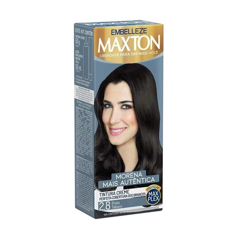 Tintura Creme Maxton 2.8 Preto Tabaco