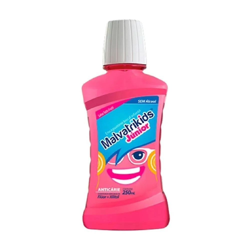 Enxaguante Bucal Malvatrikids Junior +6 Sabor Tutti-Frutti 250ml em Oferta na Shopee
