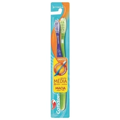 Escova Dental Condor Adulta Media Gratis Escova Infantil
