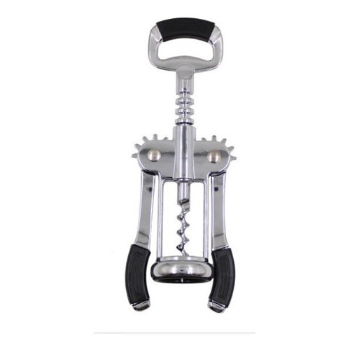 Abridor De Garrafa Vinho Saca Rolha Inox Uso Domestico Em Metal em Oferta na Shopee